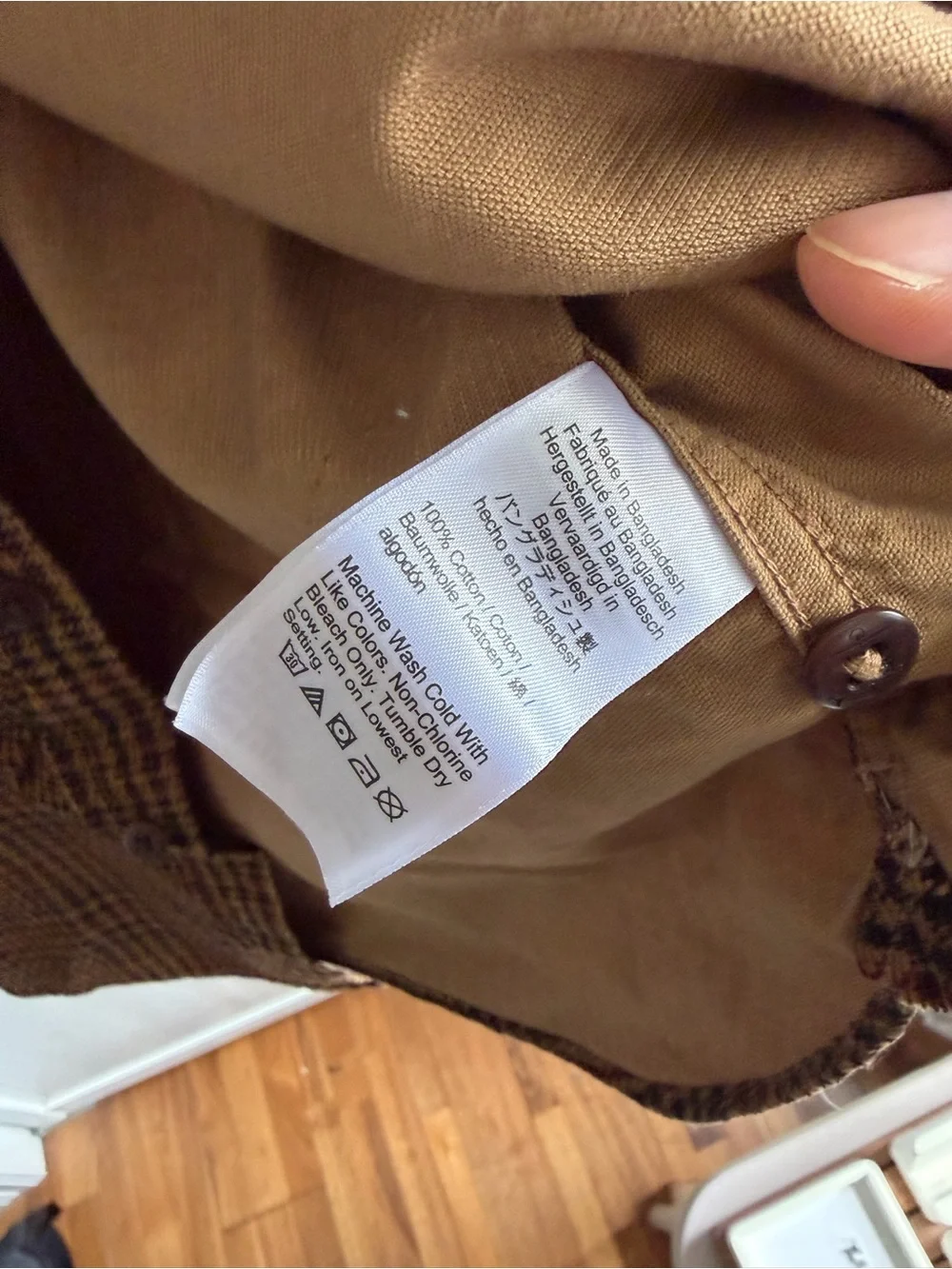 J. Crew Brown Plaid Overshirt Jacket